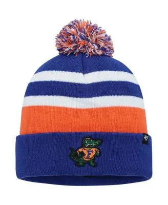 Men's '47 Orange Syracuse Orange State Line Cuffed Knit Hat with Pom