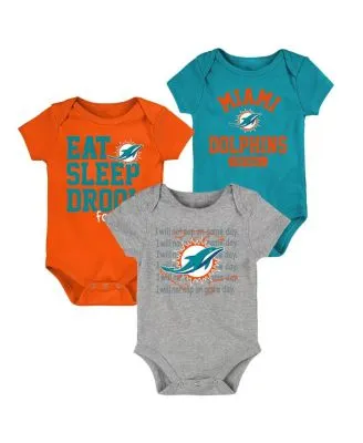 Jacksonville Jaguars Newborn & Infant Black/Teal Eat, Sleep, Drool Football Three-Piece Bodysuit Set