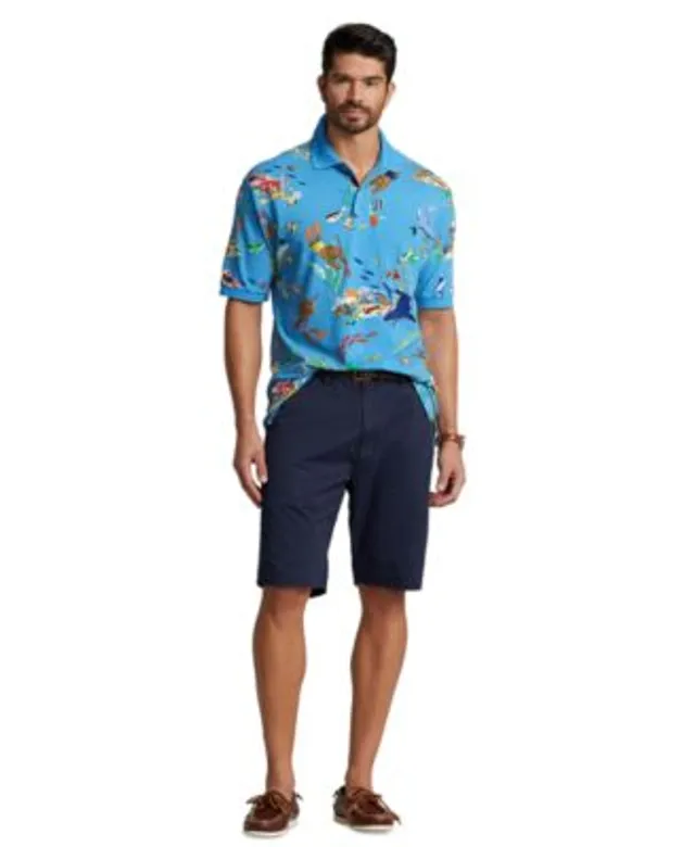 Polo Ralph Lauren Men's Big & Tall Mesh Graphic Polo Shirt - Macy's