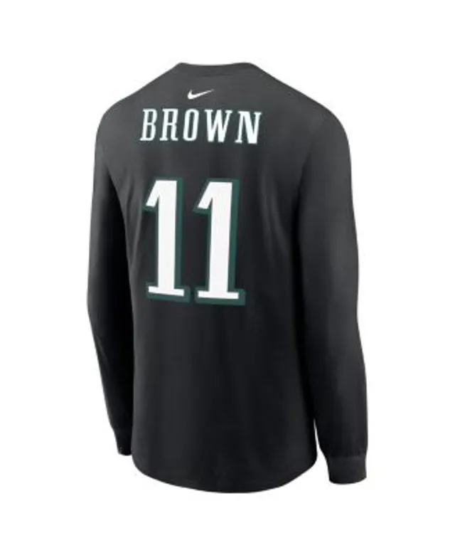 Nike A.J. Brown Philadelphia Eagles Youth Midnight Green Super Bowl LVII  Name & Number T-Shirt