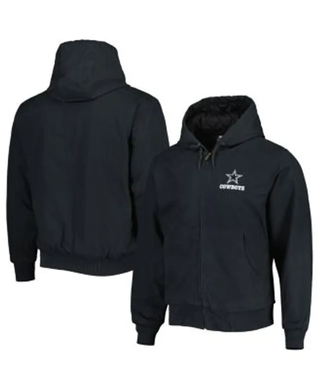 Dunbrooke Men's Navy Dallas Cowboys Softshell Fleece Full-Zip Jacket