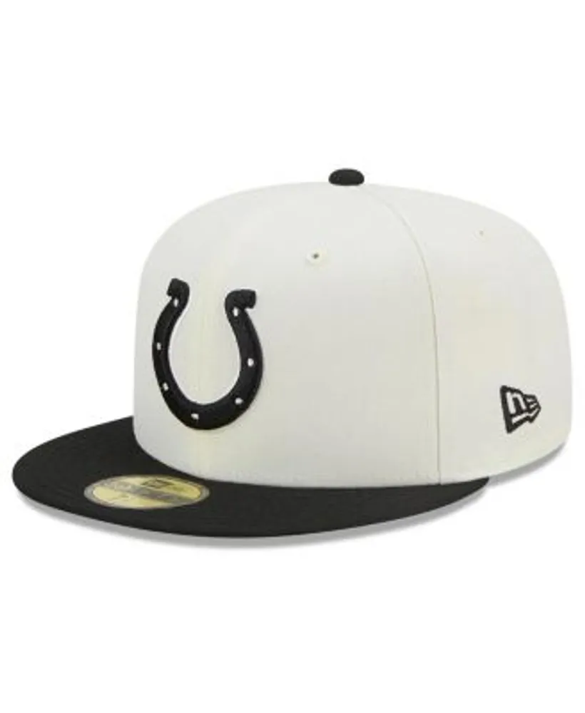 Men's New Era Cream/Black Buffalo Bills Chrome Collection 59FIFTY