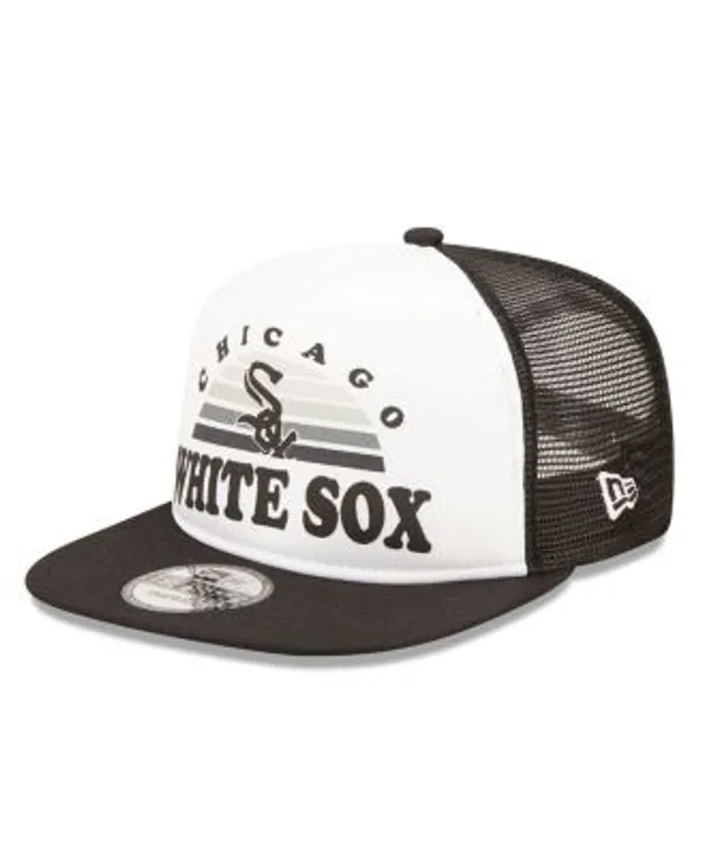 Chicago White Sox New Era Blackout Trucker 9FIFTY Snapback Hat