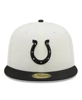 Men's New Era Cream/Black Buffalo Bills Chrome Collection 59FIFTY