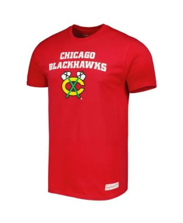 Mitchell & Ness Men's Chicago Blackhawks T-Shirt in Cream - Size Small