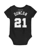 Mitchell & Ness Newborn and Infant Boys and Girls Troy Polamalu Black  Pittsburgh Steelers Retro Name and Number Bodysuit