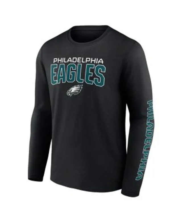 Men's Fanatics Branded Black Philadelphia Eagles Team Lockup Long