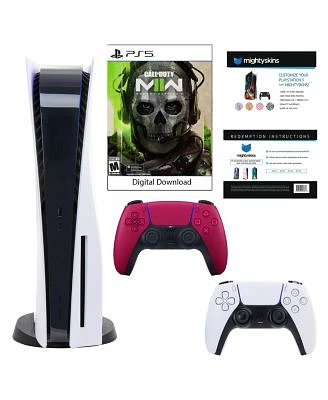 5 Core Console with Call of Duty: Modern Warfare II with Voucher and DualSense Controller in Cosmic Red