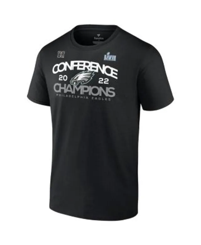 Youth Black Philadelphia Eagles 2022 NFC Champions Shadow T-Shirt
