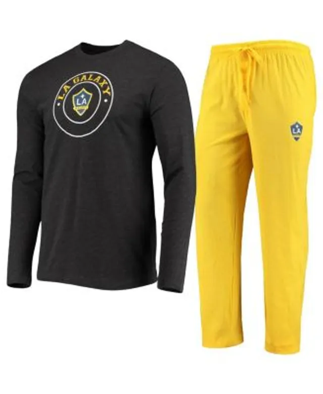 Concepts Sport Men's Black, Silver Las Vegas Raiders Meter Long Sleeve  T-shirt and Pants Sleep Set