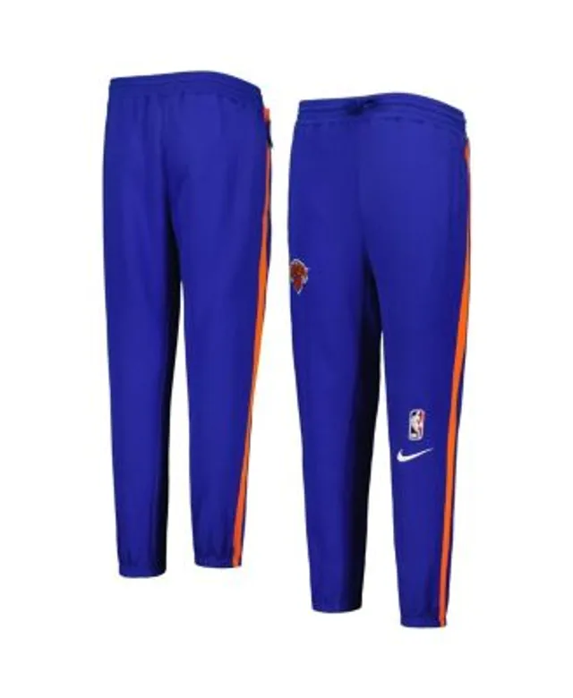 Nike Men's New York Knicks Blue Showtime Pants, Large