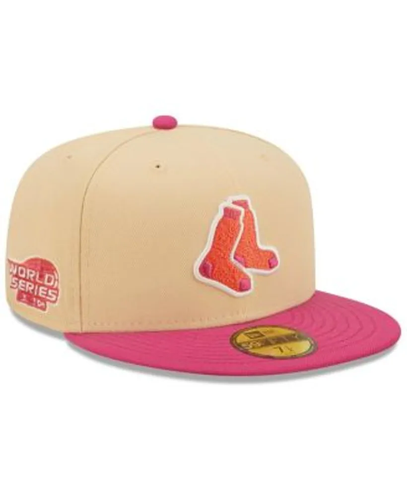 Men's New Era Red Boston Sox Sidepatch 59FIFTY Fitted Hat