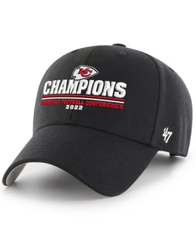 New Era Men's Black Kansas City Chiefs 2022 AFC Champions Replica 9FORTY  Adjustable Hat