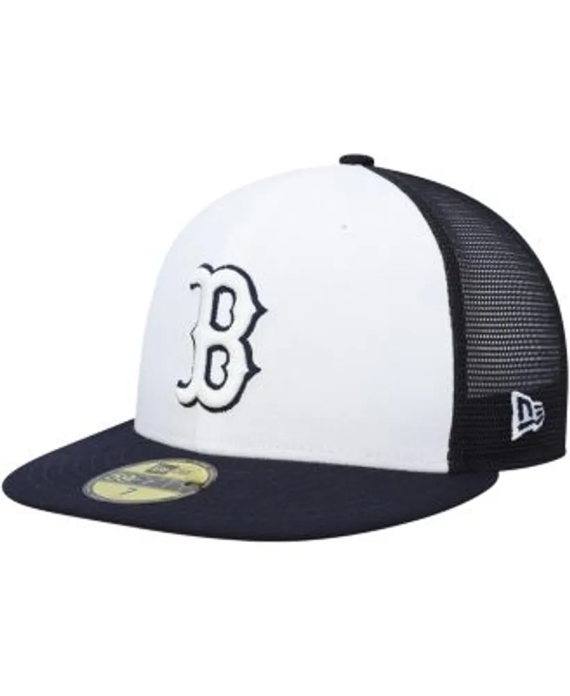 Boston Red Sox New Era White on White 59FIFTY Fitted Hat