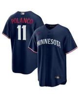 Youth Navy Minnesota Twins Full-Button Replica Jersey