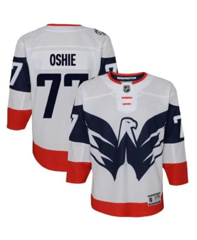 Authentic Youth T.J. Oshie Green Jersey - #77 Hockey Washington Capitals  Salute to Service Size Small/Medium