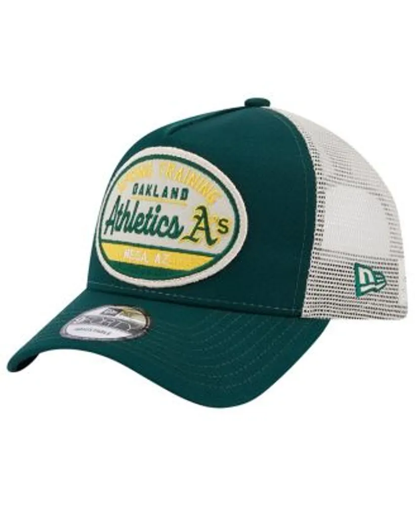 Oakland Athletics New Era Athletics Trucker Scale Green 9TWENTY Snapback Hat