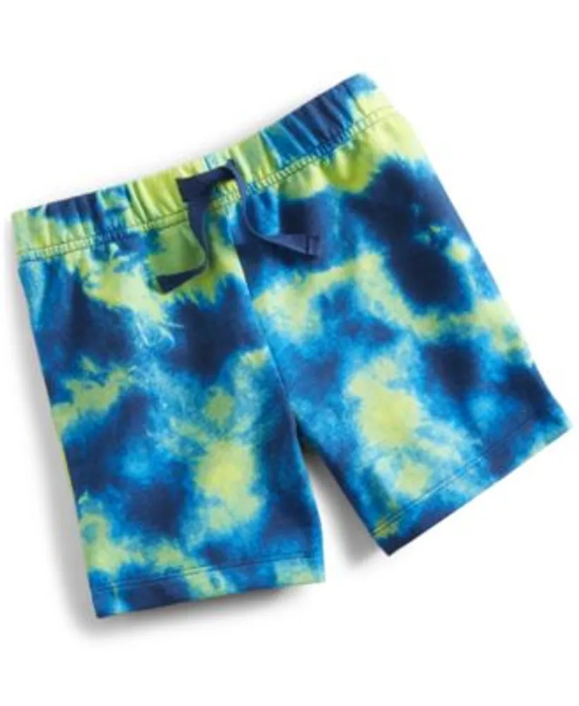 Lids Dallas Mavericks Youth Santa Monica Tie-Dye Shorts - Navy