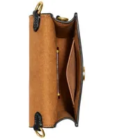 COACH Polished Pebble leather phone crossbody - Macy's