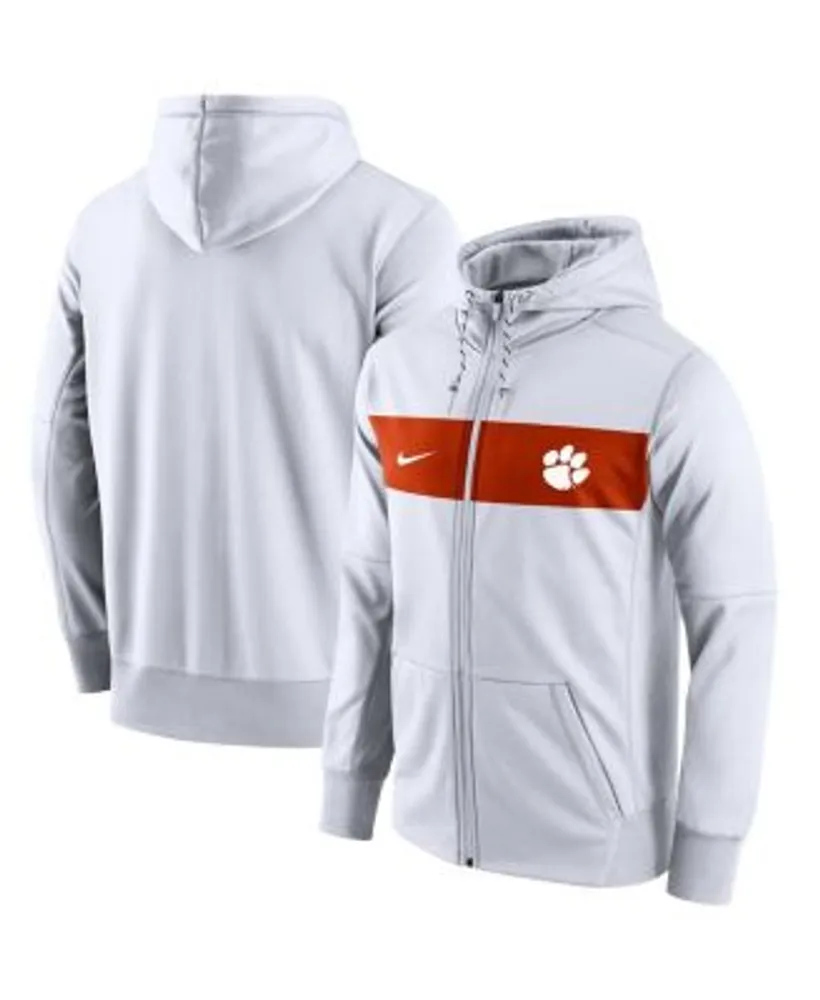 Men's Nike Orange Clemson Tigers Performance Pullover Hoodie