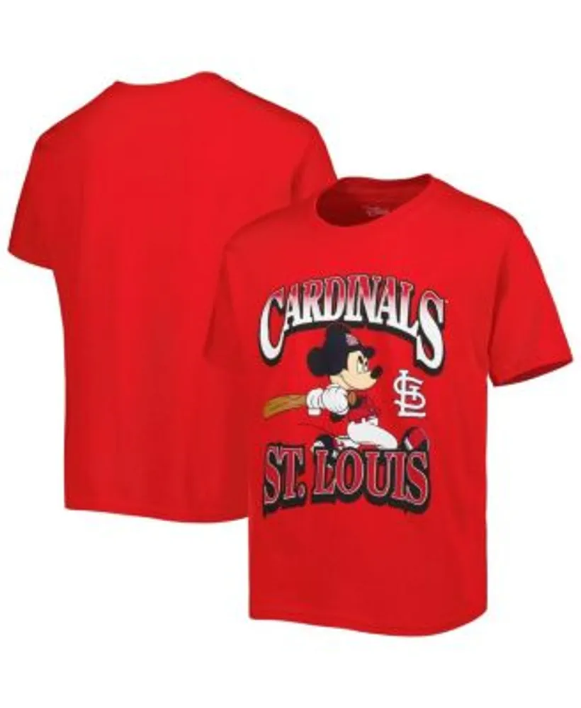 Outerstuff Youth Boys and Girls Red St. Louis Cardinals Disney Game Day T- shirt