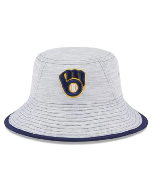 47 Brand Men's Navy, White Milwaukee Brewers Spring Training Burgess  Trucker Snapback Hat