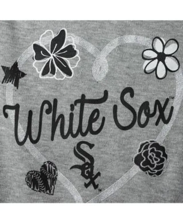 Outerstuff Infant Black/White/Gray Chicago White Sox Batter Up 3-Pack Bodysuit Set