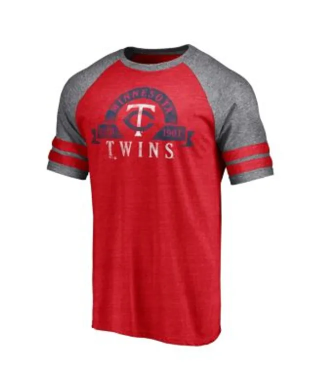 Fanatics Men's Branded Navy and Heathered Gray Minnesota Twins Big and Tall  Colorblock T-shirt - Macy's