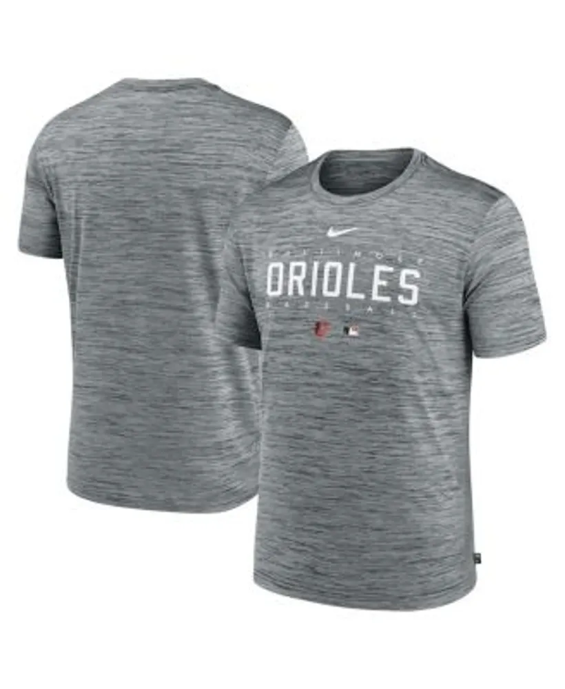 Mens Nike Baltimore Orioles Dri-Fit 3/4 sleeve t shirt