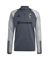 Columbus Crew adidas 2023 On-Field Sleeveless Training Jersey - Gray