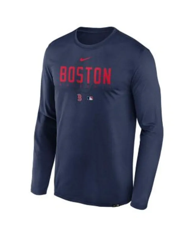 Men's Nike Red Boston Sox Authentic Collection Velocity Practice Performance T-Shirt