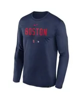 Boston Red Sox Nike Authentic Collection Velocity Practice Performance  T-Shirt - Navy