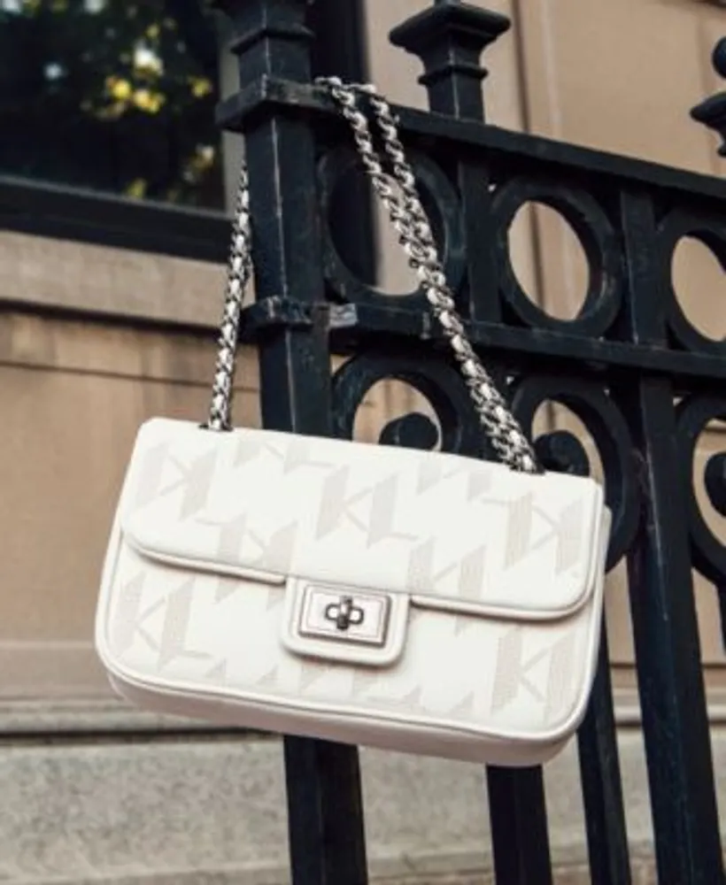 Karl Lagerfeld Paris Agyness Shoulder Bag - Macy's