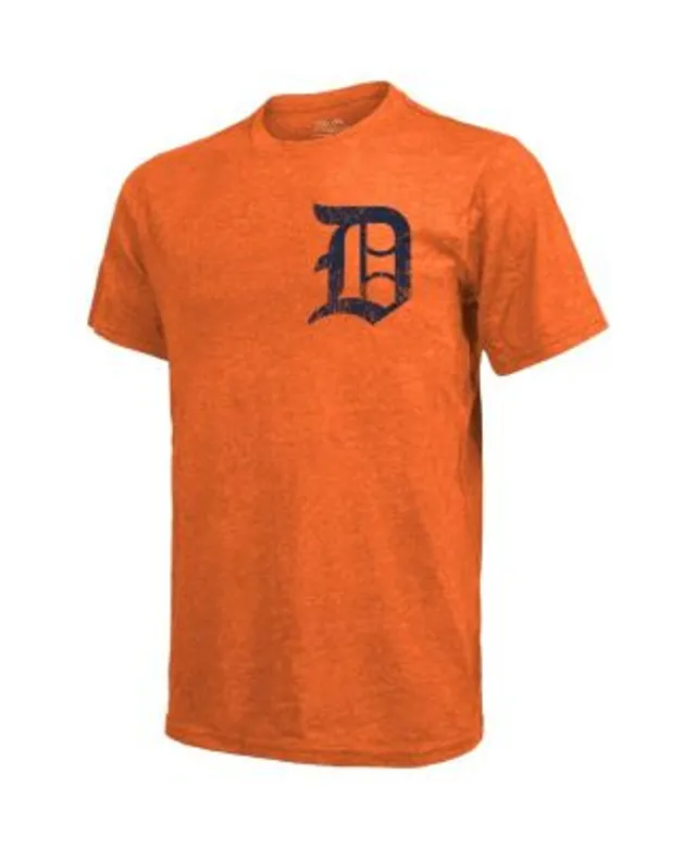 Detroit Tigers Youth Distressed Logo T-Shirt - Orange