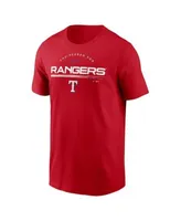 Nike Texas Rangers Blue Logo Legend Short Sleeve T Shirt