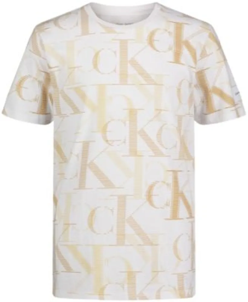 Calvin Klein Men's Monogram Logo Graphic T-shirt - Macy's