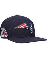 Men's New Era Navy New England Patriots Script 9FIFTY Snapback Hat