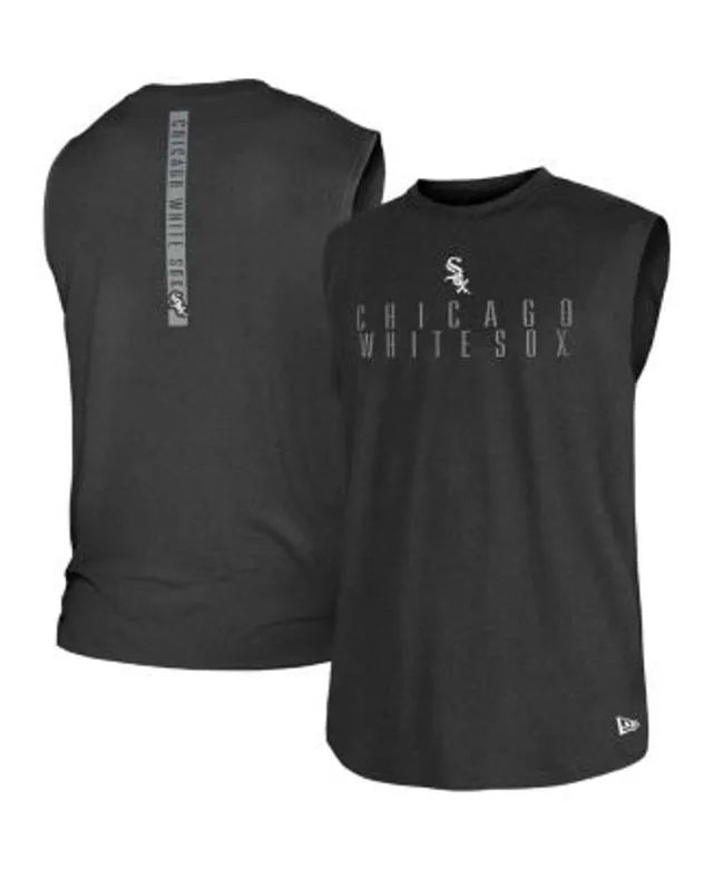 Profile Men's Heathered Gray Chicago White Sox Big and Tall Jersey Muscle Tank  Top