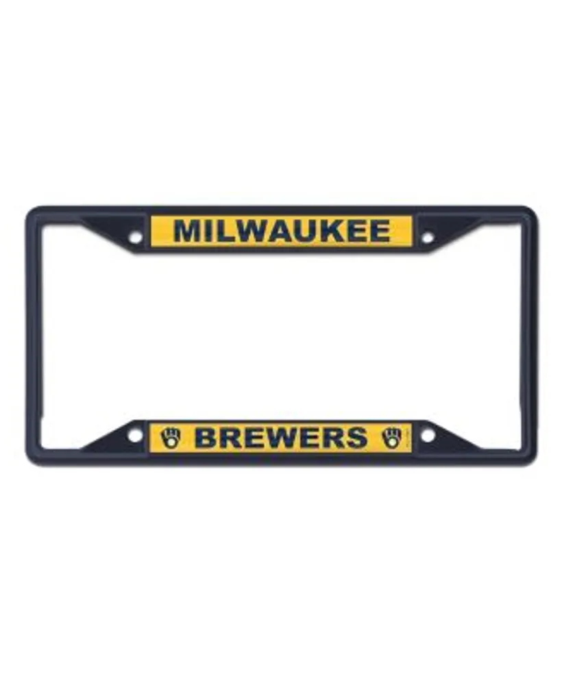 Wincraft Milwaukee Brewers Chrome Color License Plate Frame