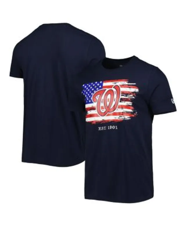 New Era Men's Navy Washington Nationals 4th of July Jersey T-shirt