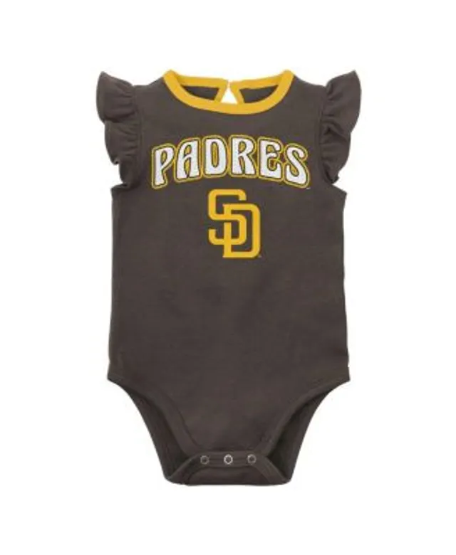 Infant Los Angeles Chargers Powder Blue/Gold/Heathered Gray 3-Pack Game On  Bodysuit Set