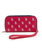 Eagles Wings Women's St. Louis Cardinals Zip-Around Wristlet Wallet