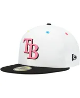 Men's New Era White/Black Atlanta Braves 1995 World Series Champions Neon Eye 59FIFTY Fitted Hat