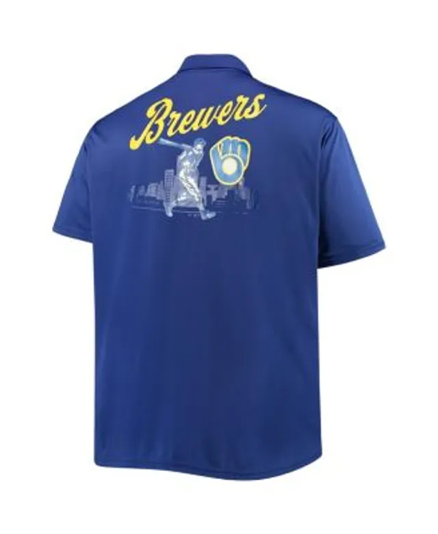 PROFILE Men's Royal Chicago Cubs Big & Tall Button-Up Shirt