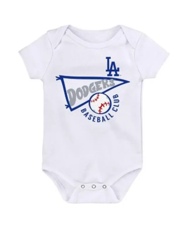 Outerstuff Girls Newborn & Infant Royal/Heathered Gray Los Angeles Dodgers Scream & Shout Two-Pack Bodysuit Set