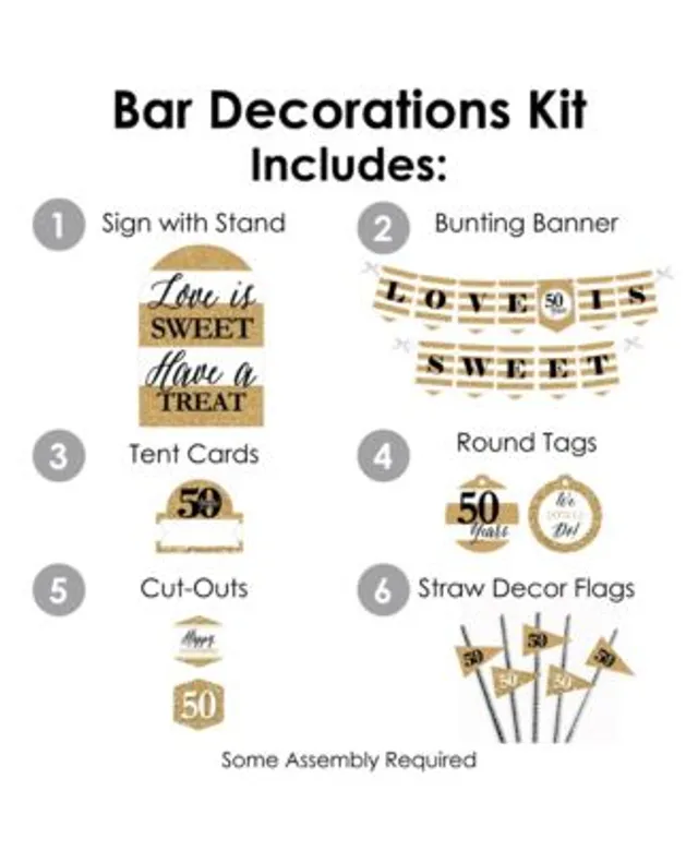 Big Dot of Happiness Las Vegas - DIY Casino Party Signs - Snack Bar  Decorations Kit - 50 Pieces