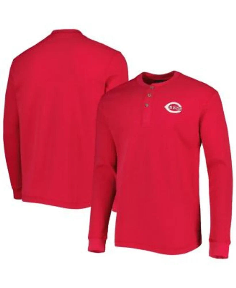 Men's Nike Black/Red Cincinnati Reds Game Authentic Collection Performance Raglan Long Sleeve T-Shirt Size: Medium