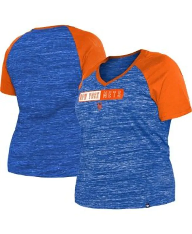 New Era / Women's New York Mets Space Dye Orange T-Shirt