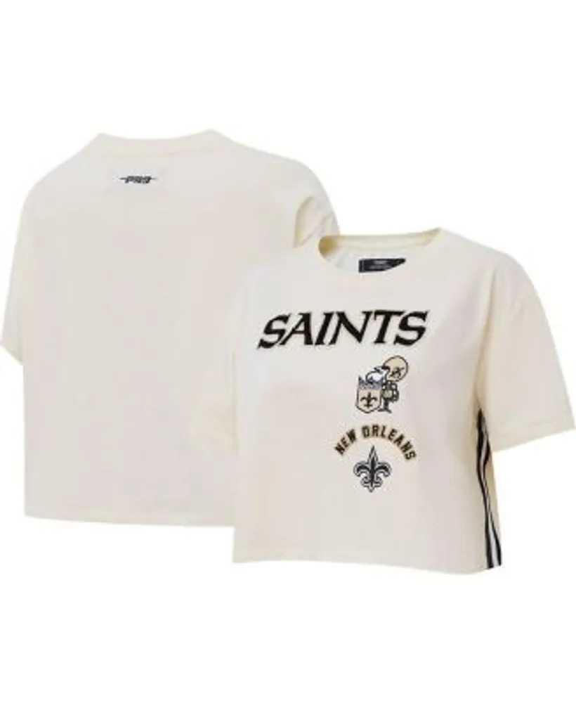 New Era / Women's New Orleans Saints Front Tie Black T-Shirt