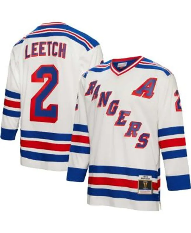 Brian Leetch White New York Rangers Autographed Fanatics Breakaway Jersey